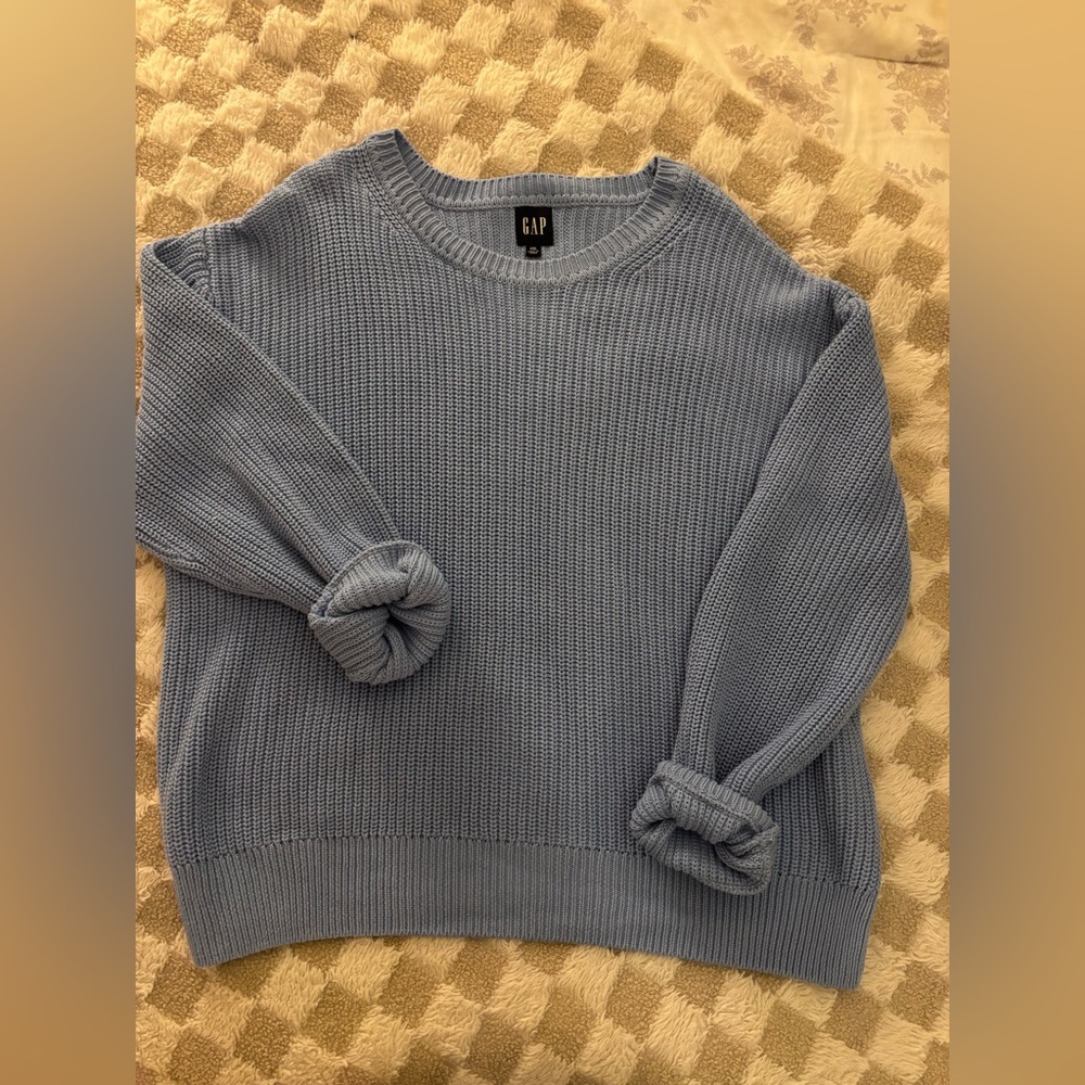 GAP Light Blue Knit Pullover